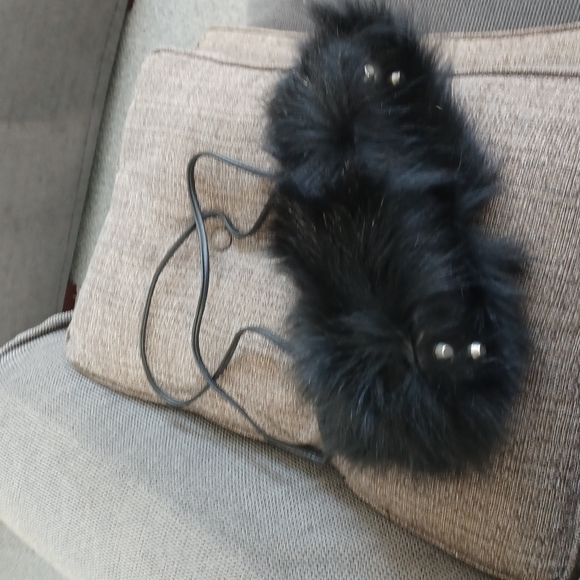 Fox fur and Leather Bag - Picture 7 of 8